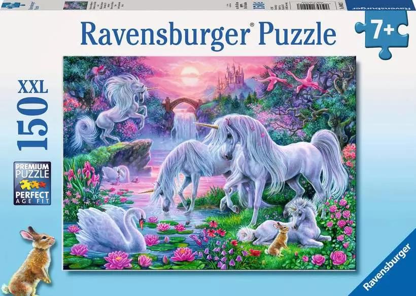 Puzzle 150pc - Unicorns in the Sunset Glow