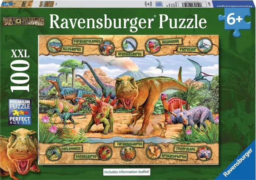 Puzzle Dinosaurs XXL 100pcs