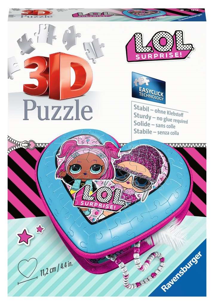 Puzzle 3D Heart Box LOL Surprise