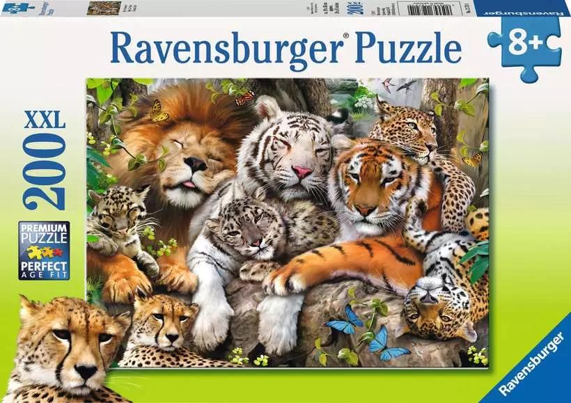 Puzzle Big Cat Nap Puzzle 200pcs