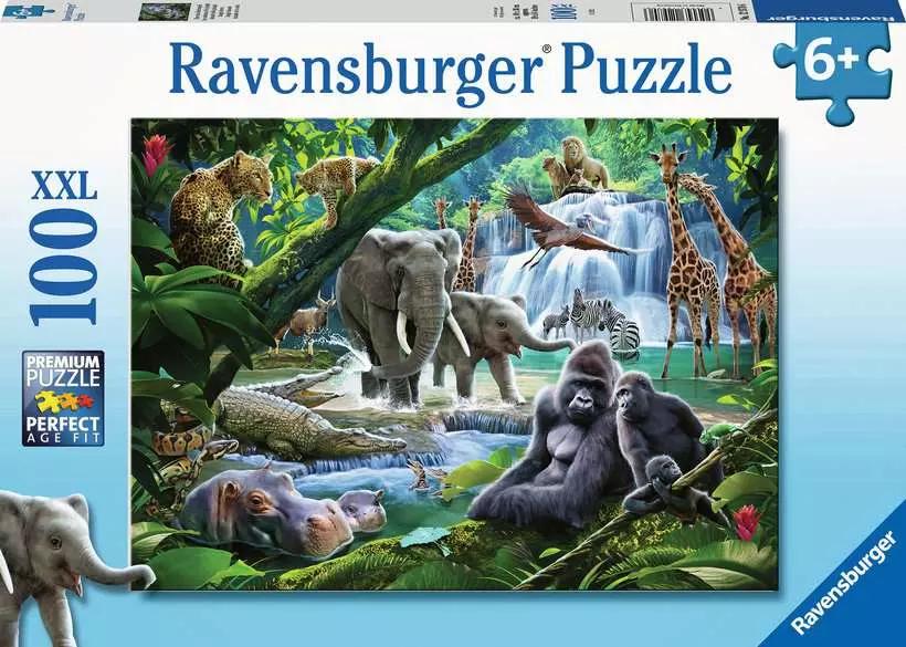 Puzzle 100pc Jungle Animals