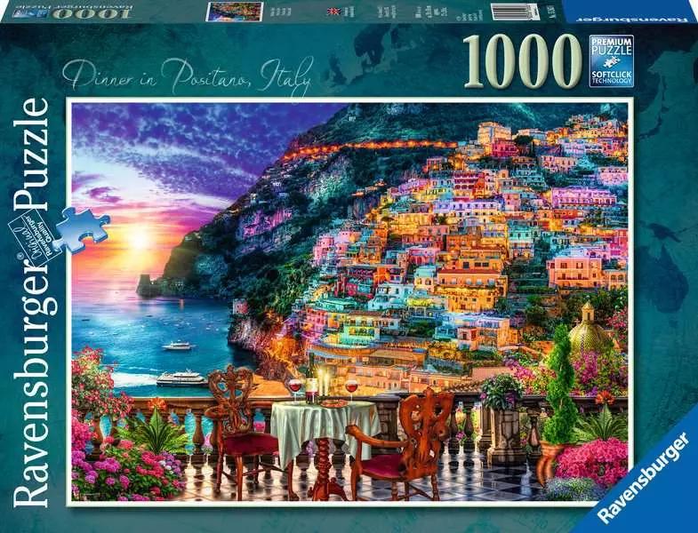 Puzzle Dinner in Positano Italy 1000pc Ravensburger (Jigsaw)