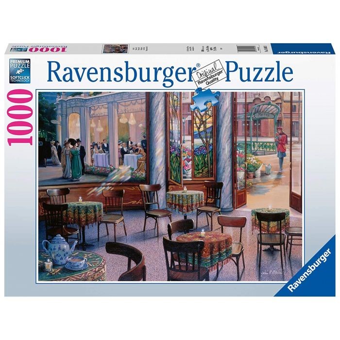 Puzzle A Cafe Visit 1000 pcs Ravensburger (Jigsaw)