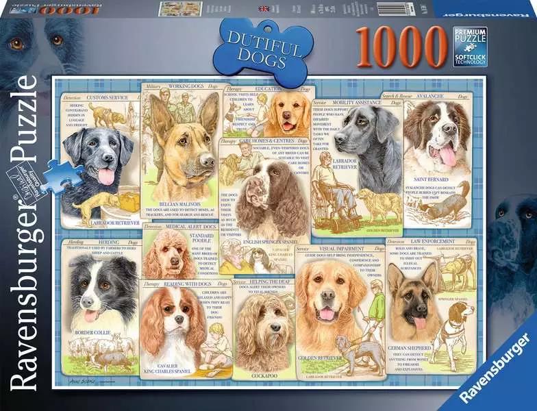 Puzzle Dutiful Dogs 1000pcs