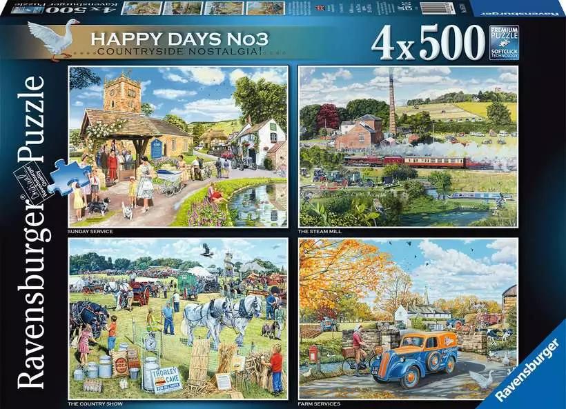 Puzzle Countryside Nostalgia 4 x 500pcs