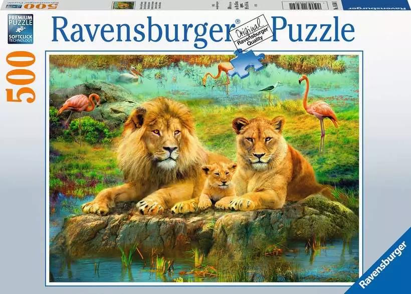 Jigsaw - Lions in the Savanna 500pcs