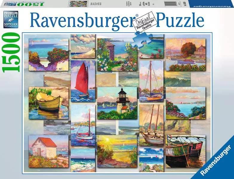 Puzzle 1500pc Coastal Collage