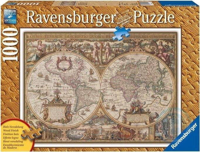 Puzzle 1000pcs Antique World Map (Jigsaw)