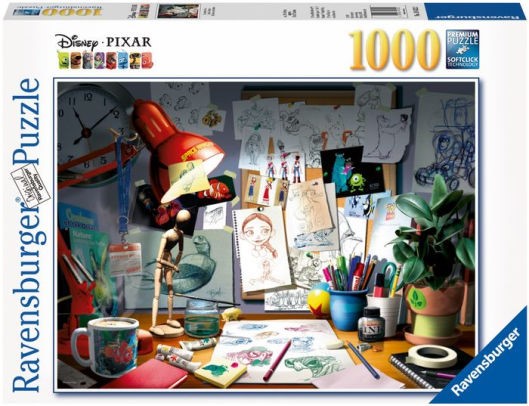 Disney The Artist's Desk Puzzle 1000pc (Jigsaw)