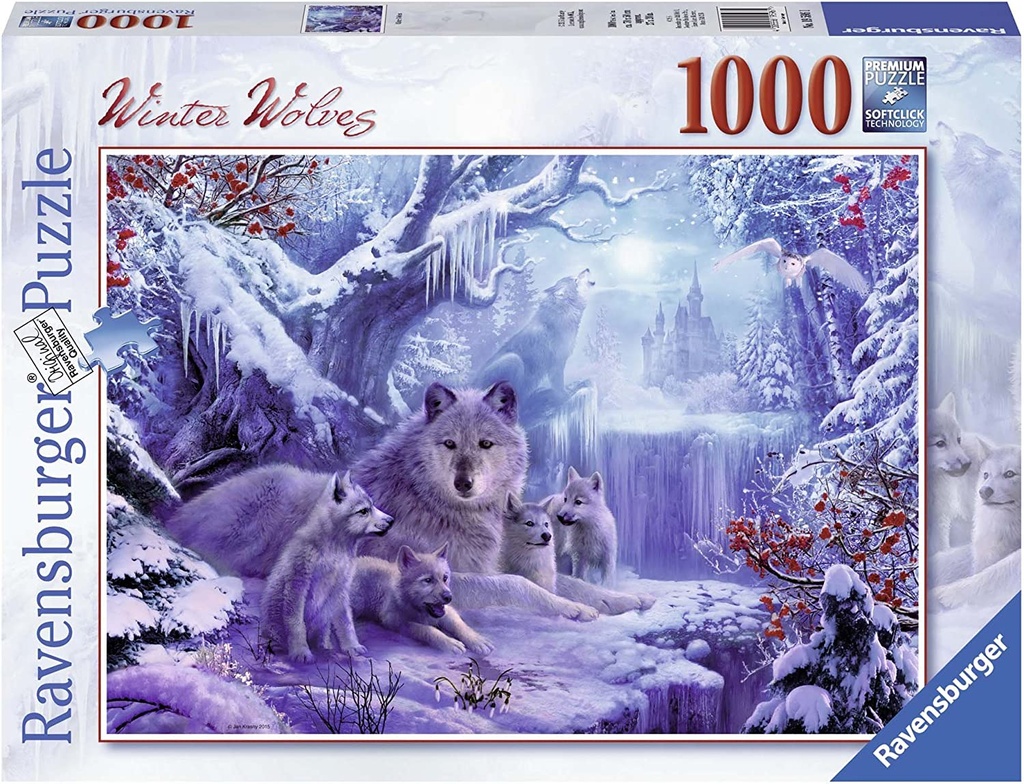 Puzzle 1000pc Winter Wolves (Jigsaw)