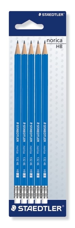 Pencils HB Norica 5 pack Staedtler