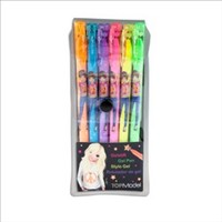 Neon Gel Pen Set , 6 Colours Top Model