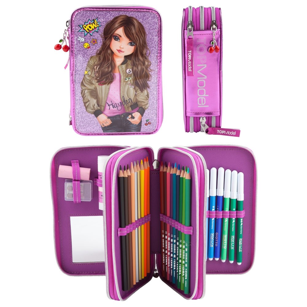 Pencil Case Filled Hayden top Model