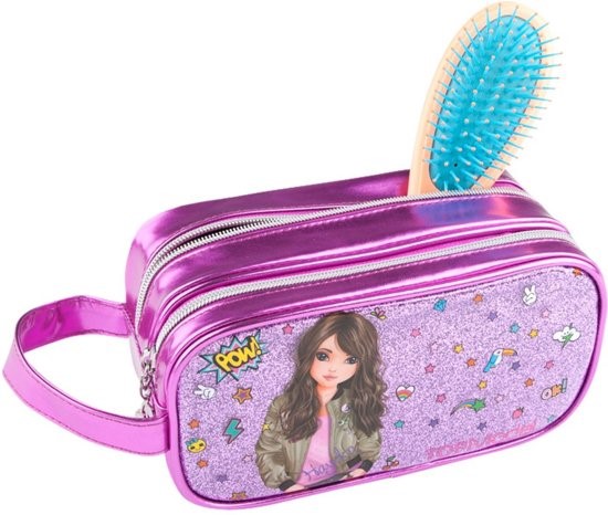 TopModel Two Zip Pencil Case Pink