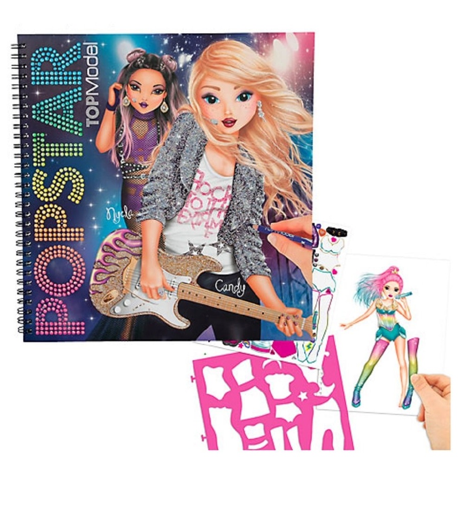 Popstar Colouring Book (Top Model)