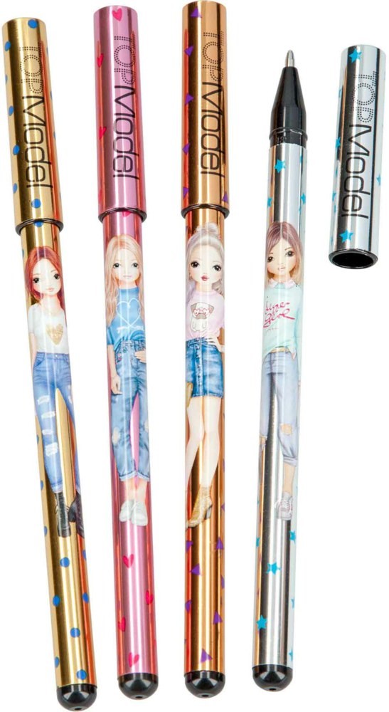 Gelpen Set 4 Metallic Colours Top Model