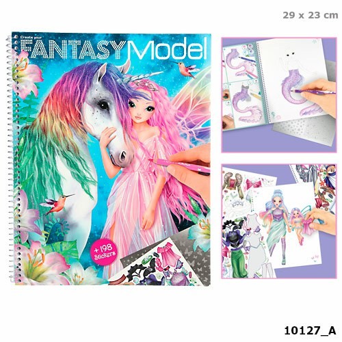 Create Your Fantasy Model Colouring Book