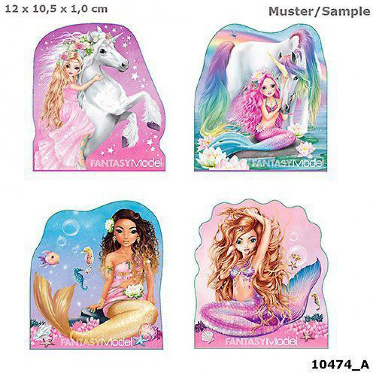 Fantasy Model Memo Pad Unicorn