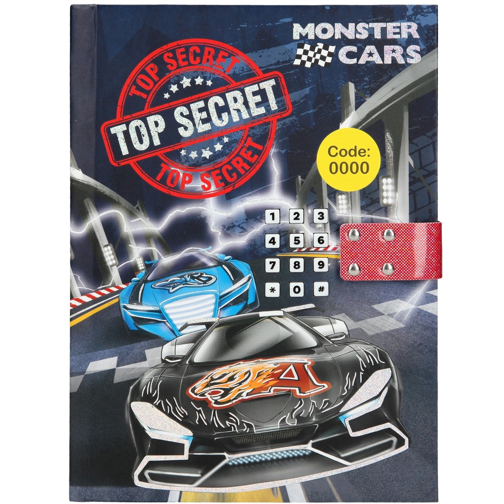 Monster Cars Diary With Code and Sound