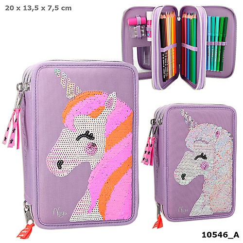 Ylvi Filled Pencil Case Triple