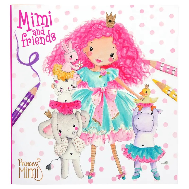 Princess Mimi and Friends Colouring Book