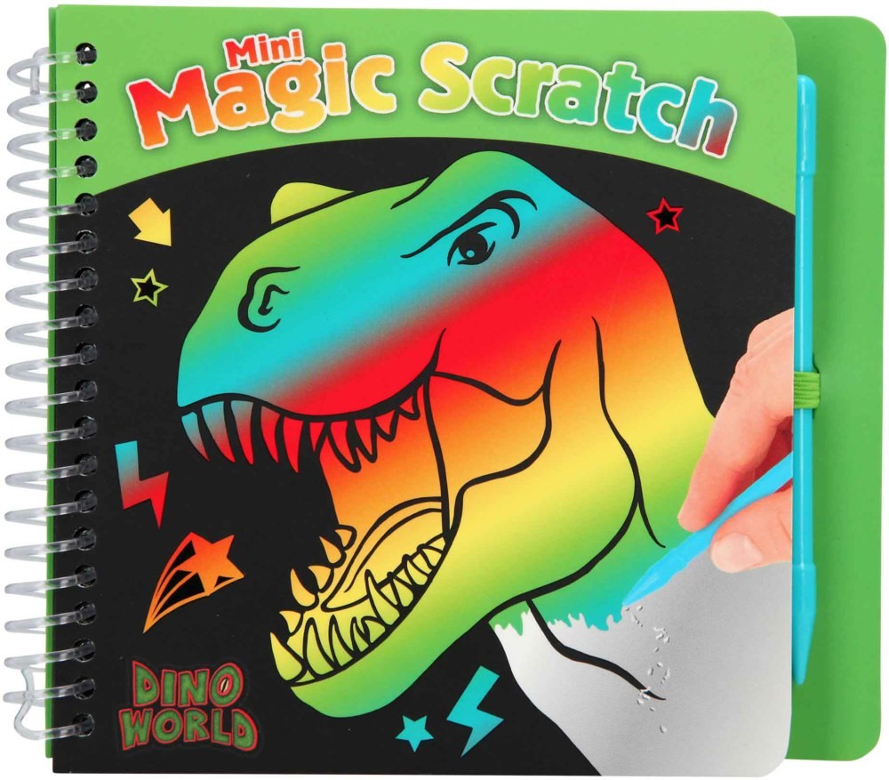 Dino World Mini Magic-Scratch Book