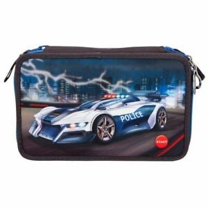 Pencil Case Triple Monster Cars