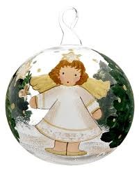 Christmas Angel in a Christmas Ball