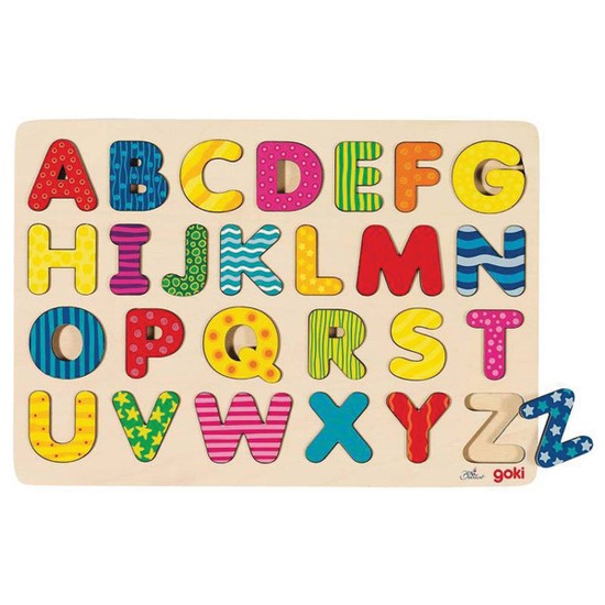 Puzzle Alphabet Wooden Goki (Jigsaw)