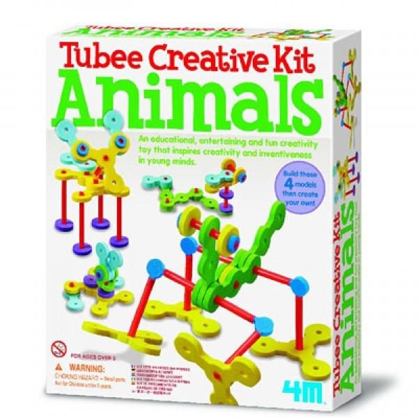 Creative Straw Kit Animals (4M Craft)