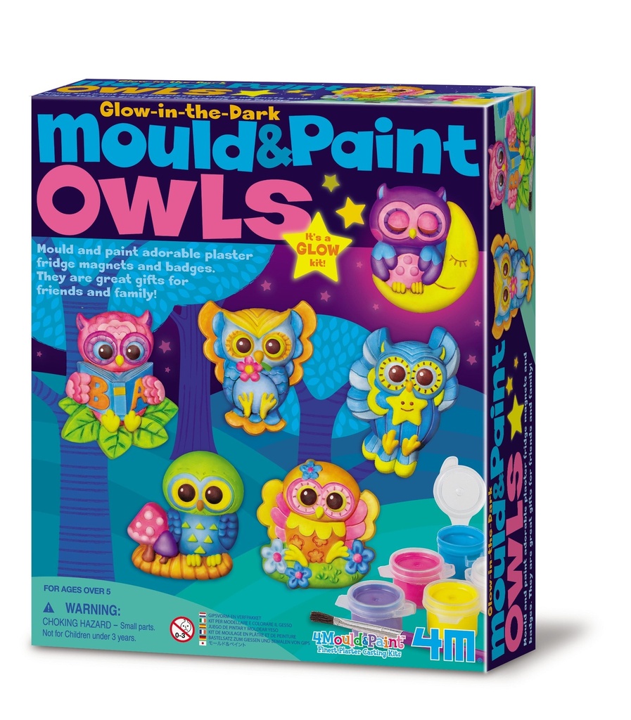 Mould and Paint Owls (4M Craft)