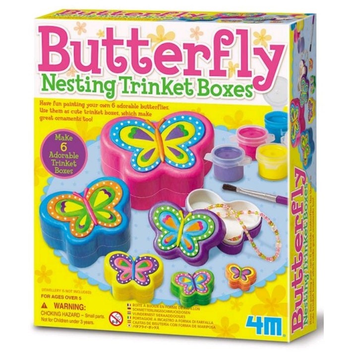 Butterfly Nesting Trinket Boxes