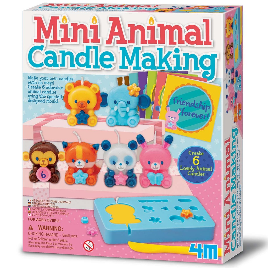 Mini Animal Candle Making Kit 4M