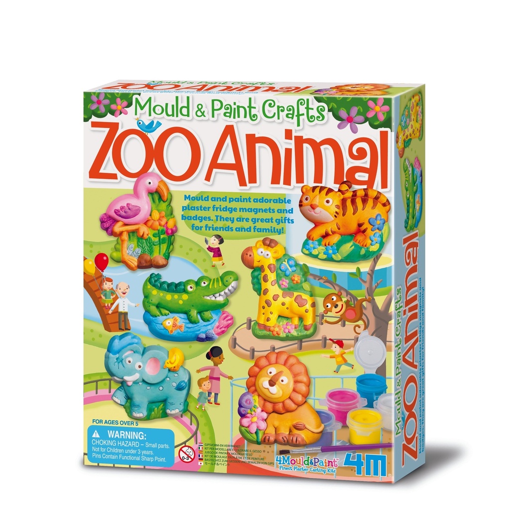 Zoo Animals Mould and Paint