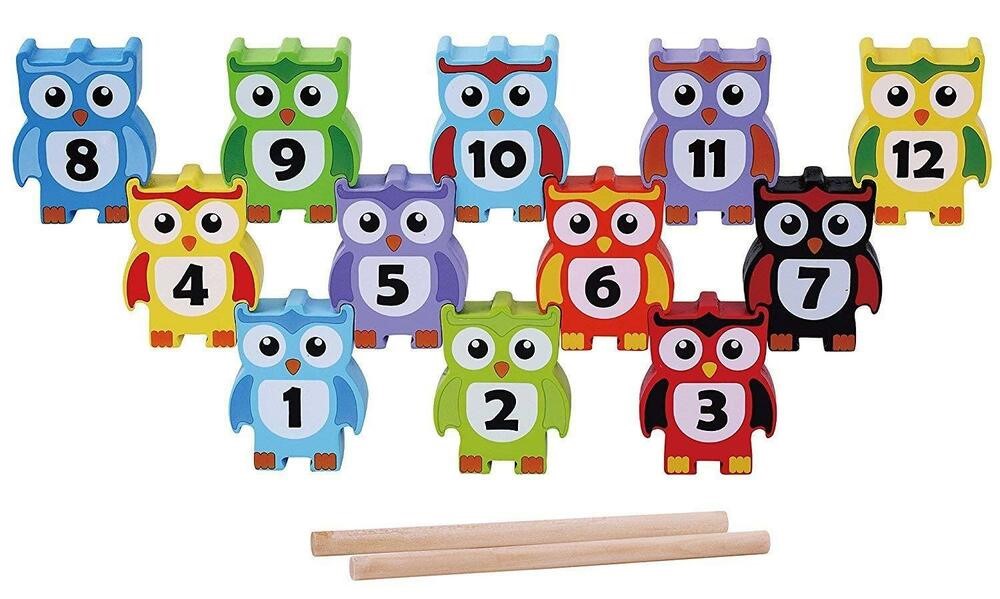 Stacking Owls 12pcs Jumini