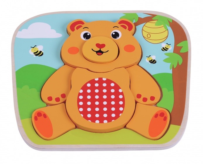 Bear Raised Puzzle (Jigsaw)