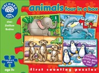 Animals Four In A Box (Orchard Toys)