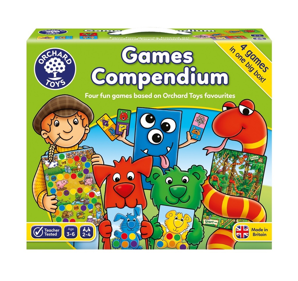 Games Compendium (4 games) (Orchard Toys)