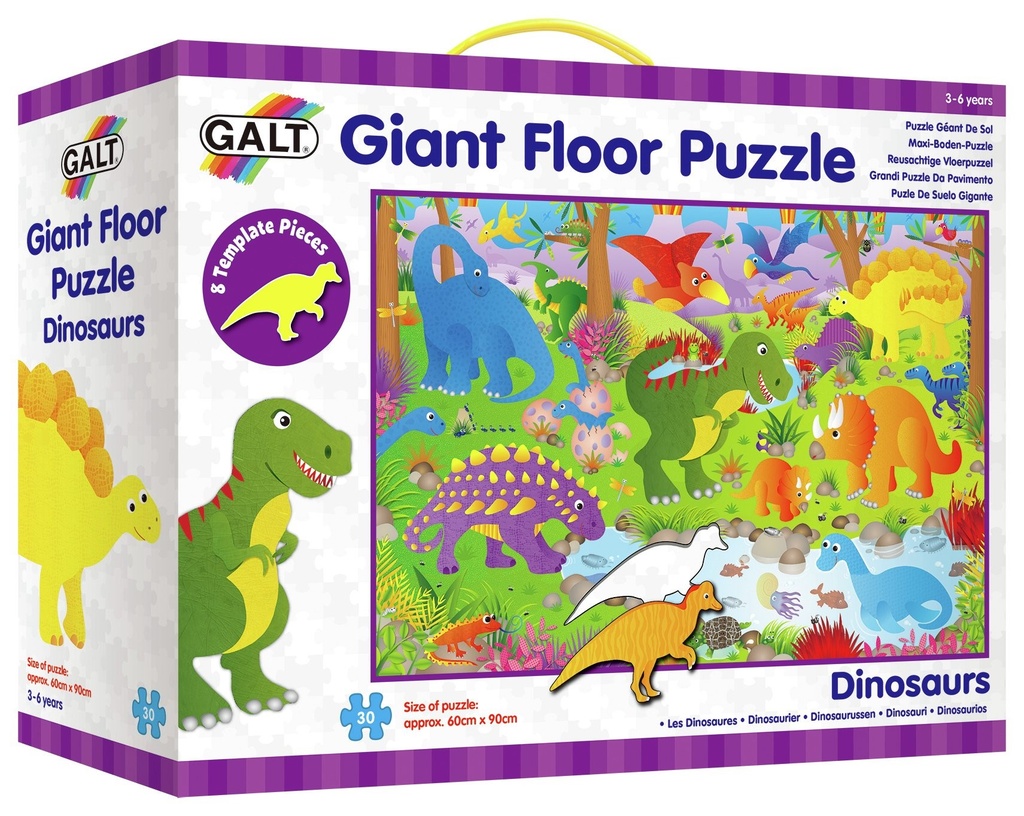 Giant Floor Puzzle Dinosaurs 30pc (Jigsaw)