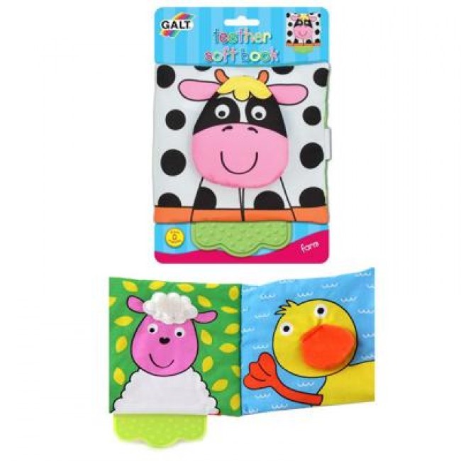 Teether Soft Book - Farm