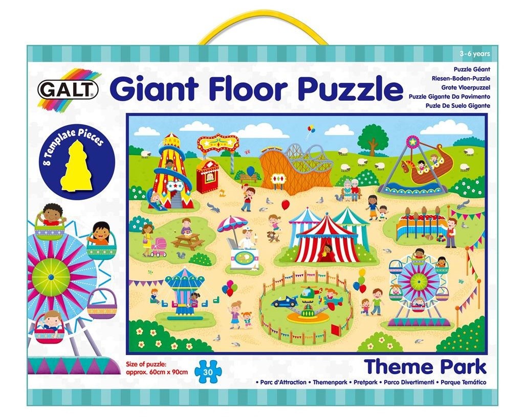 Giant Floor Puzzle Theme Park 30pc (Jigsaw)