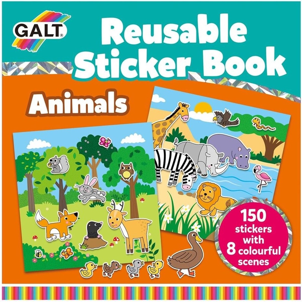 Reusable Sticker Book Animals