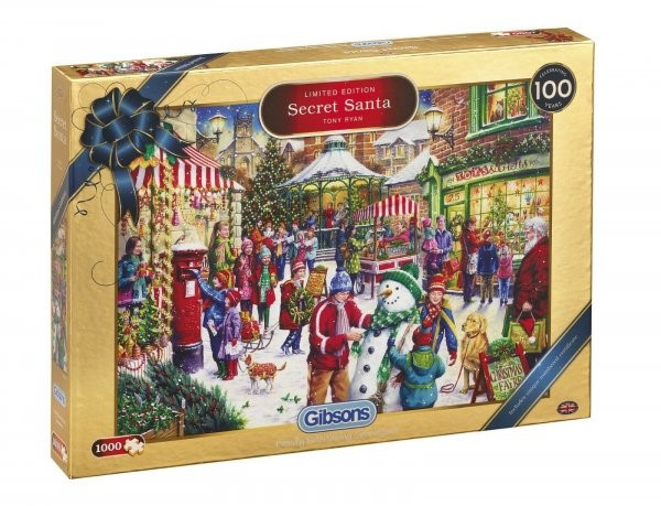 Puzzle Secret Santa 1000pcs Gibsons (Jigsaw)