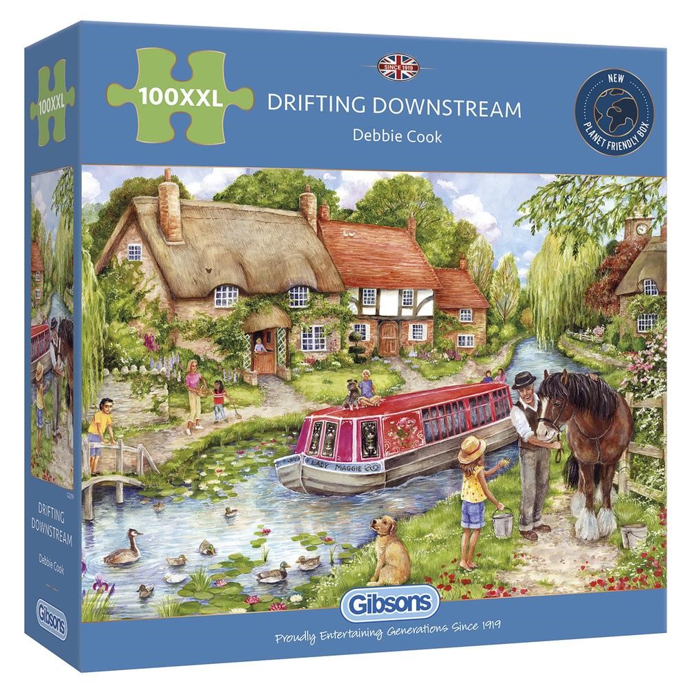 Jigsaw Drifting Downstream 100 Piece XL Puzzle