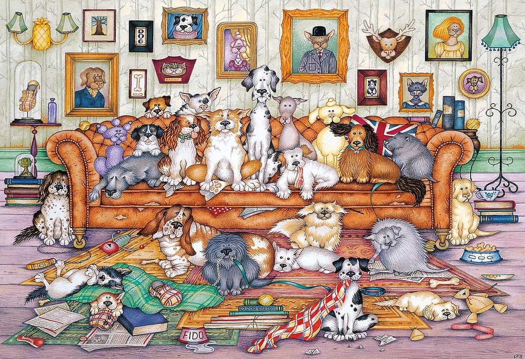 Puzzle 500 Pc The Barker-Scratchits Gibsons (Jigsaw)