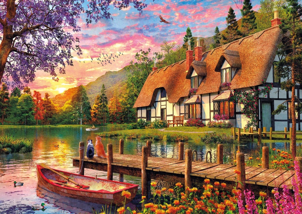 Puzzle 500 Pc Waiting For Supper Gibsons (Jigsaw)