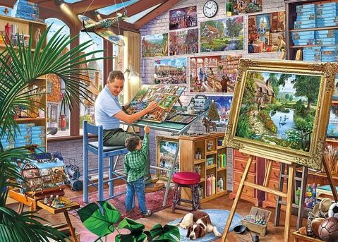 Puzzle 500 Pc XL A Work Of Art Gibsons (Jigsaw)