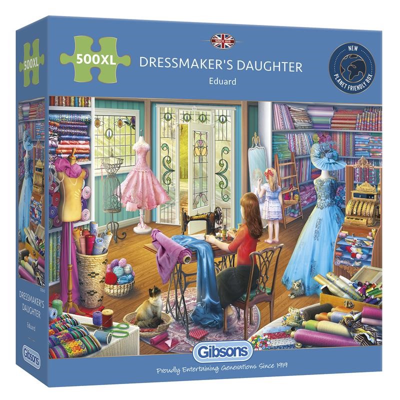 Puzzle 500 Pc XL Dressmaker's Daughter Gibsons (Jigsaw)