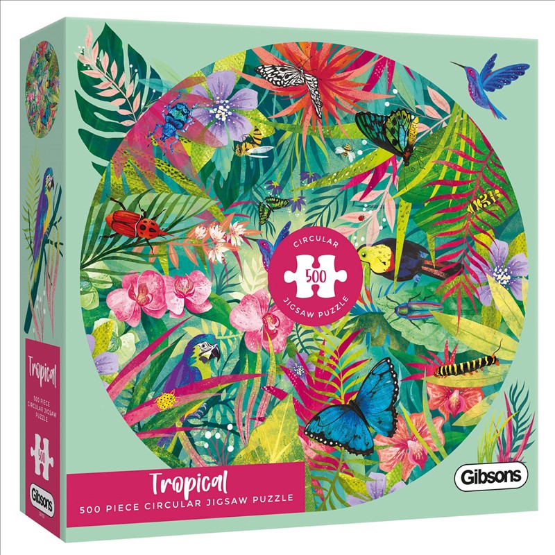 Tropical 500pc Circular Puzzle