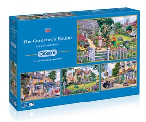 Puzzle 4x500pcs The Gardners Round (Jigsaw)